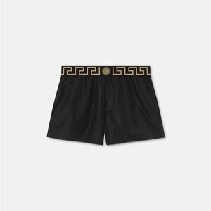 Versace Men’s Black Swim feat. Greca Border w/  Medusa Motif Shorts Size:  Small